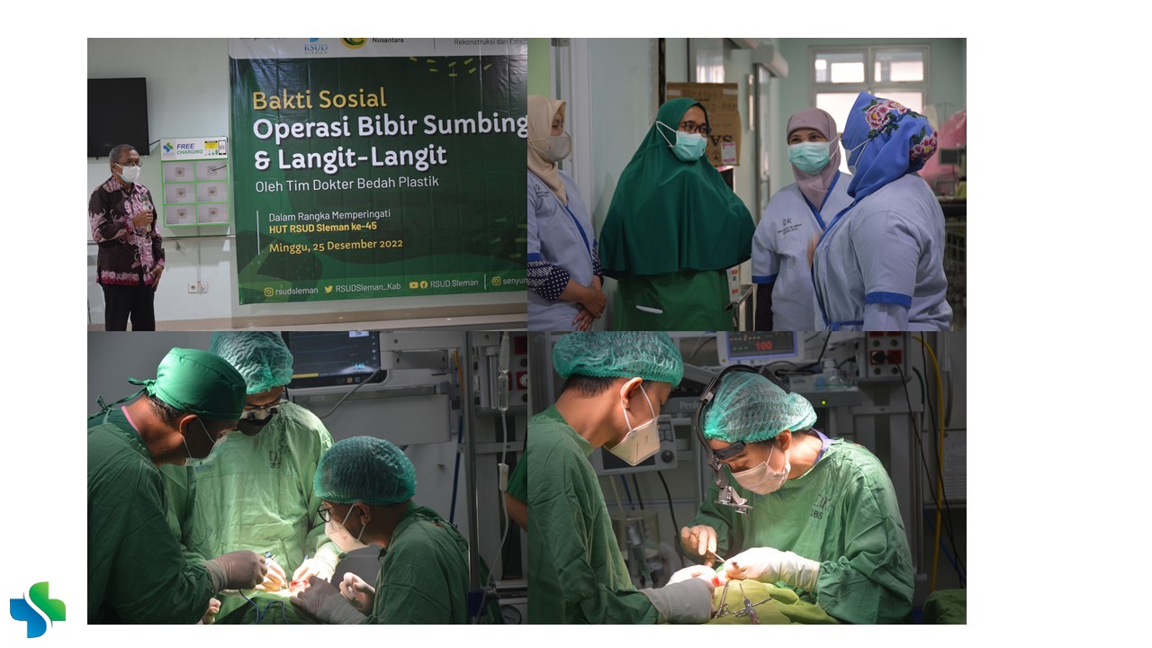 “Operasi Bibir Sumbing &  Langit-Langit Gratis RSUD Sleman”